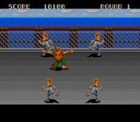 une photo d'Ã©cran de DJ Boy sur Sega Megadrive